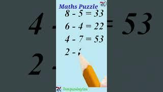 Maths Puzzle #shorts