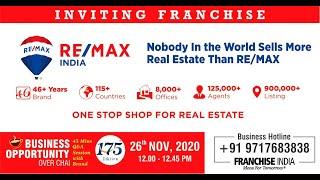 RE/MAX is world’s largest Real Estate selling brand - Business Opportunity Over Chai