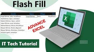 Flash Fill क्या है और यह कैसे काम करता है? | HOW TO USE FLASH FILL IN #excel | #advanceexcel