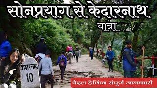 गौरीकुंड से केदारनाथ पैदल यात्रा 2024 || सोनप्रयाग से केदारनाथ || kedarnath Dham yatra 2024