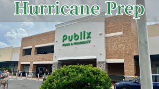 Our Hurricane Prep at Publix Grocery Store in Florida | Must-Get Items for Hurricanes