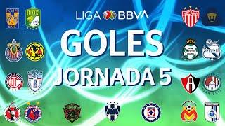 Todos los Goles | Jornada 5 | Liga BBVA MX | Apertura 2019