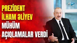 Prezident yerli televiziya kanallarına müsahibə verdi: Ölkə başçısından mühüm mesajlar