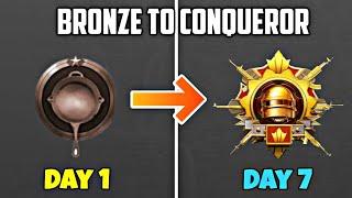 FROM BRONZE TO CONQUERORTIPS & TRICK 100% WORKING in PUBG MOBILE