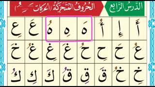 شرح الدرس الرابع القاعدة النورانية صوت المعلمة غيثاء خوجة