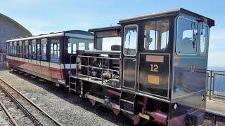 To the summit of Snowdon by rail - 4k