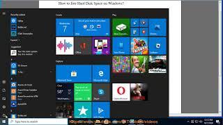 Free Hard Disk Space on Windows 10/8/7
