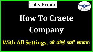 #1 - How To Create Company In Tally Prime | How To Alter Company In Tally Prime