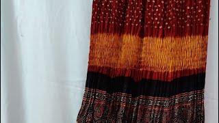 Natural Ajrakh Block Print Dupatta