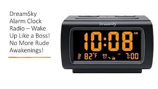 DreamSky Alarm Clock Radio – Wake Up Like a Boss! No More Rude Awakenings!