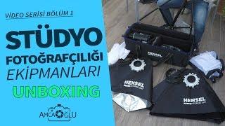 STÜDYO FOTOĞRAFÇILIĞI VE EKİPMANLARI - Unboxing Hensel Lighting Set | AmcaOğlu