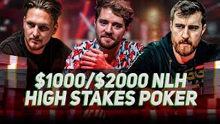 $1k/$2k LLinusLLove | Limitless | makeboifin | TaxHere High Stakes Poker Re-Run