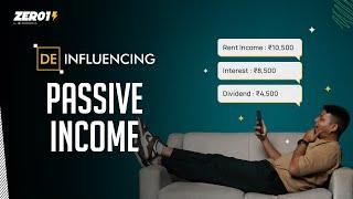 ₹50,000 monthly passive dividend income | De-influencing