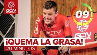 Entrenamiento en Bici QUEMA GRASA | Sesión Rodillo 20 Minutos