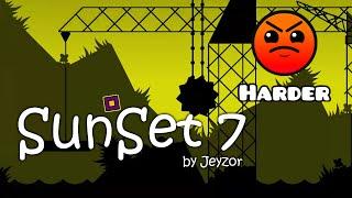 Geometry Dash - SunSet 7 by Jeyzor