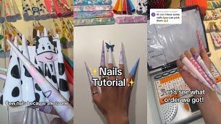 NAILS COMPILATION |(my videos on TikTok) highly requested 