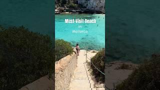 Must-Visit Beach in Mallorca: Cala Llombards. Follow to see daily luxury travel content.