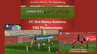 Oberliga Rheinland-Pfalz/Saar: FC Rot-Weiss Koblenz vs. TSG Pfeddersheim