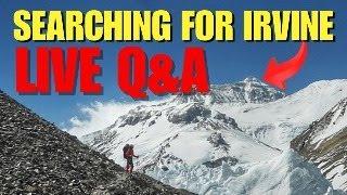 LIVE Q&A: The Search for Sandy Irvine and George Mallory #live #livestream