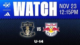 Philadelphia Union Academy U-14 vs. NY Red Bull (11.23.24)