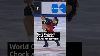 Chock and Bates' ‘twist’ to lead the Ice Dance!  