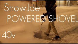 EASY POWERED SNOW SHOVELING -  SnowJoe 40V Cordless Shovel - Review / Demo