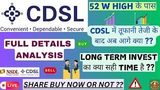 CDSL is Good for Long Term investment I Details Analysis #cdsl @Market4Retails