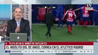 El insólito gol de Ángel Correa en el Atlético de Madrid