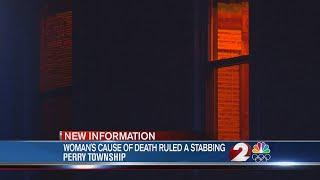 Woman's cause of death ruled a stabbing