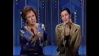 Cher with Jean Stapleton