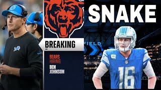 Detroit Lions LOSE Ben Johnson to Bears… Snake Move