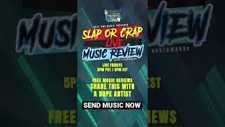 All artists of all genres send in music and videos for free reviews and reactions!