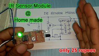 IR sensor module  home made || udaya Tech