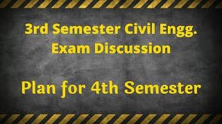 Plan for 4th Semester Civil Engineering || Technical Classes