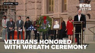 Texas veterans remembered all week in wreath-laying ceremony at state capitol