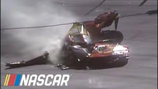 Michael Waltrip Crash at Bristol Motor Speedway |  Official Footage | NASCAR