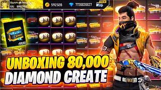 Opening 80000 Rare Weapon Crates- Garena Free Fire