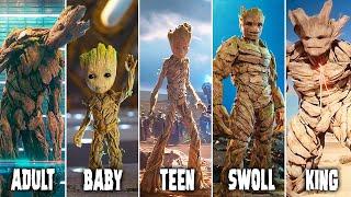 Groot's Evolution in the MCU (2014-2023) Guardians of the Galaxy