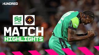 JOFRA ARCHER STUNS IN HISTORIC SUPER FIVE DRAMA  | Southern Brave vs Birmingham Phoenix Highlights