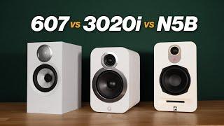 B&W 607 S3 vs Q Acoustics 3020i vs Aperion N5B