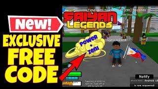 *NEW* FREE CODES SAIYAN LEGENDS FREE POWER + FREE ZENI + GamePlay  |  ROBLOX game by @LeezesuoRBLX