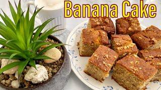 Banana Cake RECIPE WITH Buttermilk & Cinnamon ||