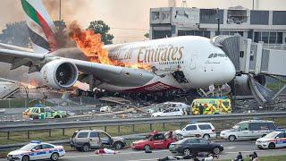 Emergency Landing Crash in highway | Emirates A380 Plane Crash | Air Crash Investigation