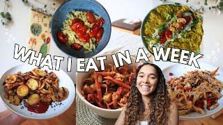 Was ich in einer faulen Woche esse | Food Diary| Vegan | Schnell und Einfach