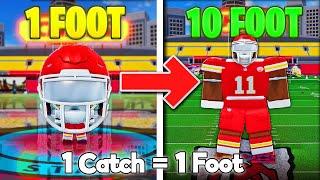 Gaining 1 Foot For Each Time I Catch The Ball In NFL Universe Football