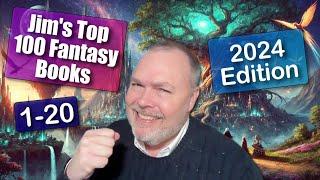 JIM'S FAVORITE Fantasy Books COUNTDOWN 2024 Edition! (#1-20)