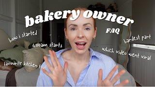 How do you become a bakery owner? Q&A