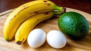 ️Do you have 2 bananas and 2 eggs? The avocado dessert everyone is talking about!