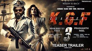 K.G.F: Chapter 3 - Hindi Trailer | Rocking Star Yash | Prabhas | Raveena Tondon | Prashanth Neel