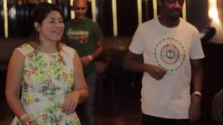 Cha Cha Dance Lesson with Dan Ombok at Caramel Lounge Nairobi, Kenya